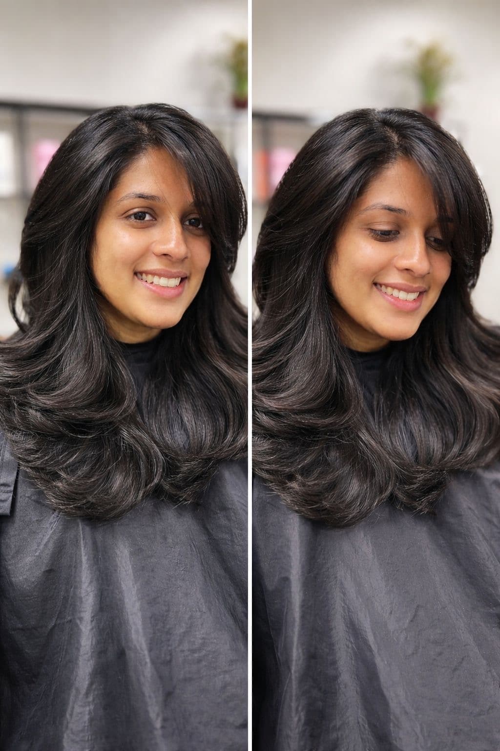 Dimensional Bronze - Hair transformation result at Cutz & Curlz Mission